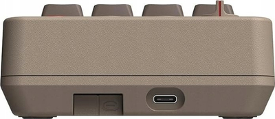 Tastierë mekanike 8BitDo Retro Keypad C64 Edition, programohet, rron me Windows edhe Android, bezhë