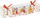 Set qirinj të parfumosur Feeric Christmas Gingerbread, 3 copë, 135g, në gota qelqi