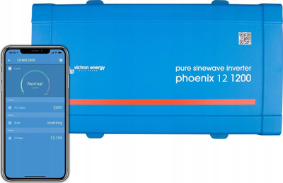 Invertor Victron Energy Phoenix VE.Direct 24V/230V, 1200W, valë sinus, blu