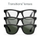 Syze të mençura Ray Ban Meta Wayfarer Gen 2, Transitions Graphite Green, madhësia 53, kornizë e zezë me shkëlqim