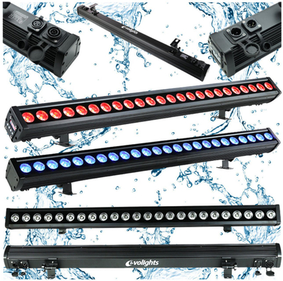 Shirit drite LED Evolights Glaze Bar 24x4W RGBW, IP65, gri