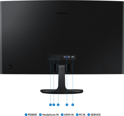 Monitor Samsung S36GD, 27\", Full HD 1920 x 1080, i zi