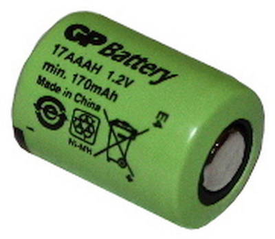 Bateri rikarikueshme GP GP17AAAH, NiMH 1.2V, 170mAh, flat top