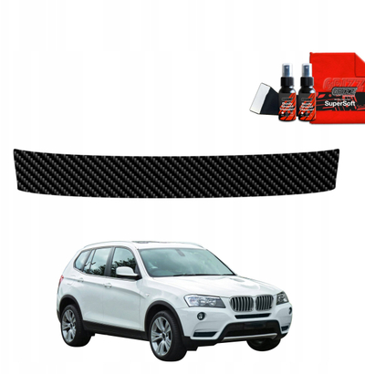 Film mbrojtës prag bagazhi GrizzGlass BodyShield Carbon për BMW X3 F25 2010-2014, karbon, i zi