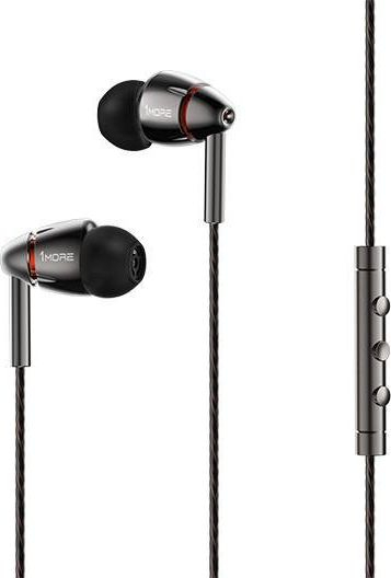 Kufje in-ear 1More Quad Driver me kabllo, me mikrofon, ngjyrë titanium