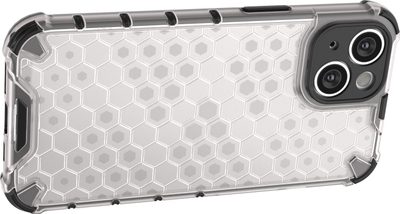Kapotë mbrojtëse Hurtel Honeycomb për iPhone 14, hibride e blinduar, blu