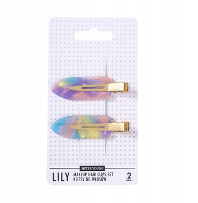 Шноли за коса Lilly and Sid Lily, сет 2 парчиња, розова виолетова