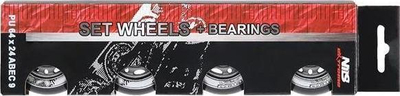 Rrota patinash Nils Extreme, 64 mm, ABEC 9, transparente