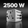 Adaptues udhëtimi SBS Teadaptuni, universal, 2500W 10A, i bardhë