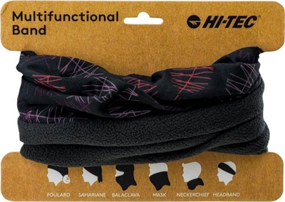 Shall tubular Hi-tec Rine 92800337427, mikrofleece, multifunksional, i zi