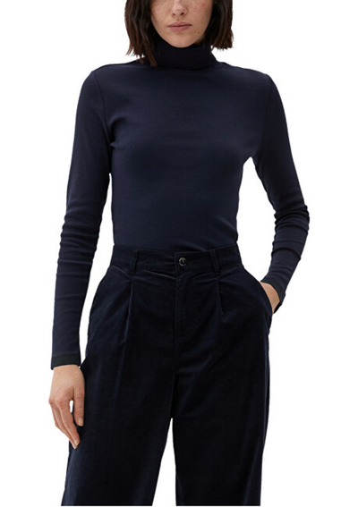 Bluzë S.Oliver Slim Fit, e kaltër
