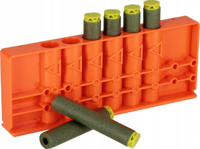 Lodër pistoletë me shigjeta Mega Creative Dart Gun, set me gëzhoja, plastike, portokalli jeshile