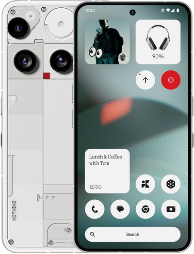 Telefoni Nothing Phone 3, 256GB, 5G, i bardhë