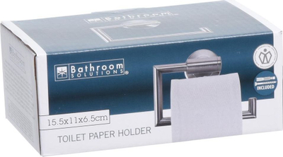 Mbajtës letrash higjenike Bathroom Solutions Coline, çelik inox, për mur, ngjyrë argjendtë