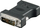 Adaptuer AV MicroConnect MONJK, DVI A në VGA, i zi