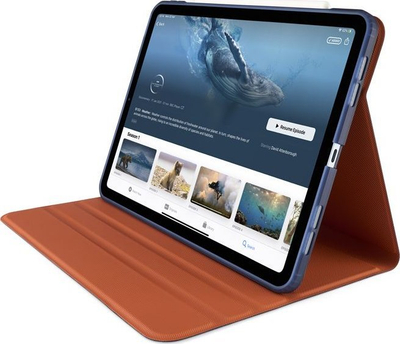 Mbrojtëse tablet Pipetto Origami No5 Rotating Folio Case, për iPad Air 11" 2024 dhe 10.9" 2022 2020, blu e errët