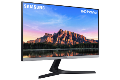 Monitor Samsung U28R550UQP, 28", 3840 x 2160, 4K Ultra HD, 60 Hz, i hirtë