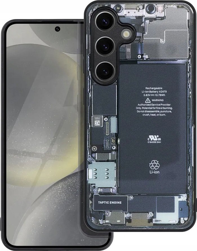 Заштитен капак Durable Case за Xiaomi Redmi Note 13 Pro 4G, калено стакло, TPU, црн