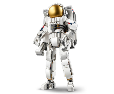 Figurë dekorative Astronaut 31152, dizajn modern, shumëngjyrëshe