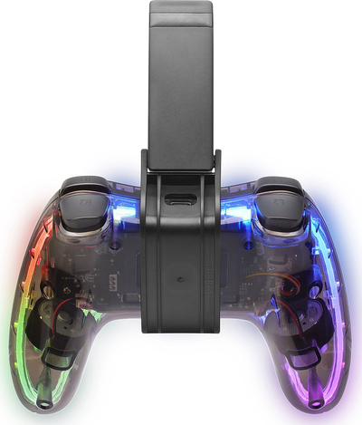 Gamepad Mars Gaming MGPBT, Bluetooth USB, për Playstation 3, PC dhe celular, i zi