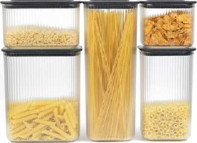 Enë ruajtëse BranQ Neroli, plastike BPA free, 2.33L, e tejdukshme