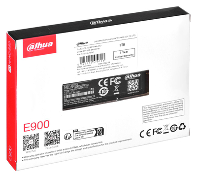 SSD Dahua E900 1TB, M.2 2280 NVMe, PCI-E x4 Gen3