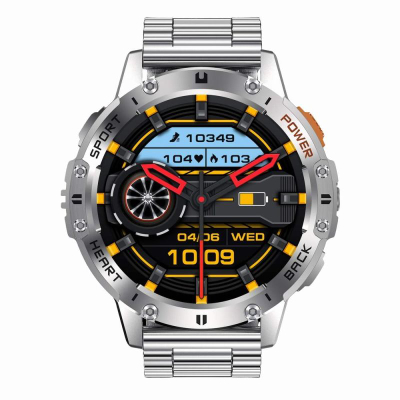 Ora e zgjuar Gravity GT22-2, ekran me ngjyra, Bluetooth, ngjyrë argjendi