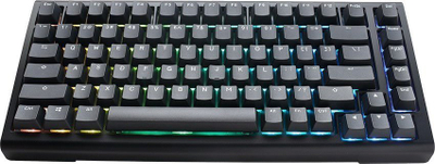 Tastierë gaming Ducky Tinker 75, mekanike, RGB, Cherry MX Speed Silver