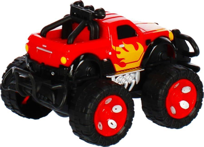 Makinë lodër off-road Mega Creative, me mekanizëm tërhiq e lësho, 13 cm, e kuqe