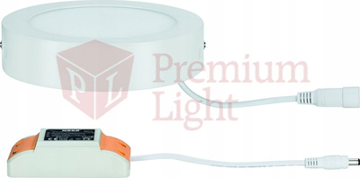 Panel tavanor LED Paulmann Lunar 706.55, 17W, dritë e bardhë e ngrohtë, krom mat