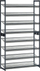 Raft këpucësh Songmics 8-Tier, metal, 163.5x92.5x30.7 cm, i zi
