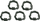 Bushing rrotulle për printer CoreParts Upper Roller Bushing 2, për Xerox WorkCentre 3210 3220, për Samsung ML 3310 3312 3710 3712 3750