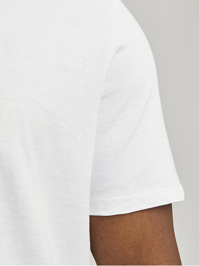 Bluzë për meshkuj Jack&Jones PLUS, e bardhë