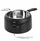 Ngrohës çokollate Paderno T-14-057, 300ml, çelik inox, i zi