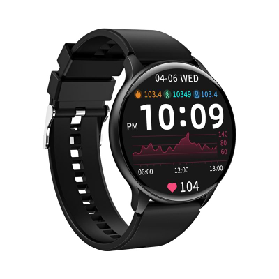 Smartwatch Veltori VT160-1, ekran 1.53", rrip silikoni i zi
