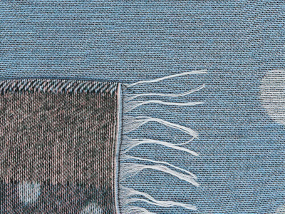 Batanije dekorative Beliani LIMGHA, 130 x 170 cm, poliester, blu