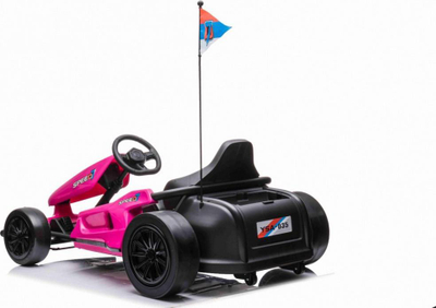 Gokart elektrik SPEED 7 DRIFT KING, 24V, për kalamoj, rozë