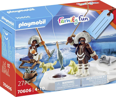 Фигурa играчка Плејмобил Фемили Фан Рибар на мраз 70606, 27 делови, возраст 4–10 години, повеќебојна