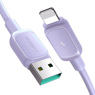 Kabllo USB Joyroom JYR765, USB A në Lightning, 1.2 m, vjollcë