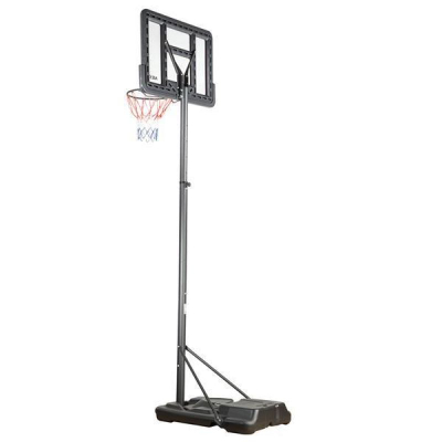 Kosh basketbolli me rrota Nils Extreme ZDK021A, lartësi që rregullohet, bazë me ujë ose rërë, gri