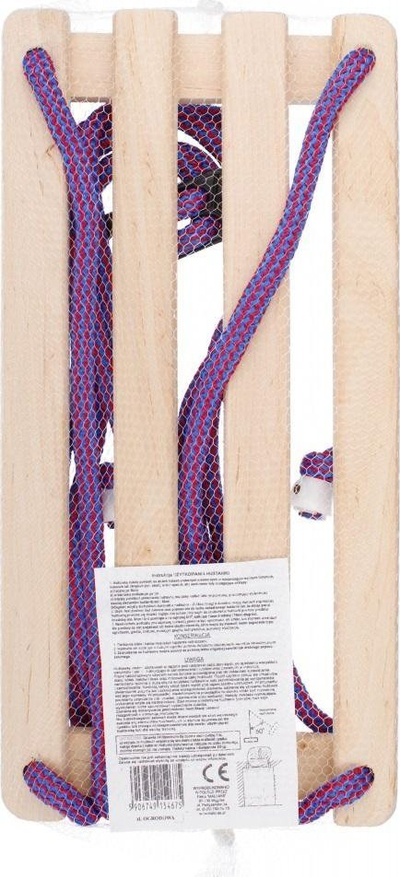 Дрвена лулка Malimas Wooden Board Swing MIX, за деца, за двор, многуобојна