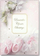 Libër pagëzimi për goca Christening Booklet Girl, kapak i fortë, detaje me fletë ari