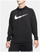 Bluzë me kapuç Nike Dri Fit për meshkuj, xhep kangur, logo Swoosh, e zezë