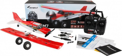 Aeroplan modeli RC Amewi Maule M7, 510 mm, gati për fluturim, i kuq