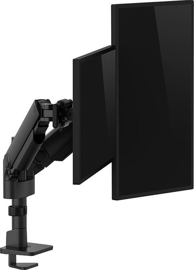 Krah monitori Neomounts DS65S-950BL2, për 2 monitorë 24-34", me susta gazi, i zi