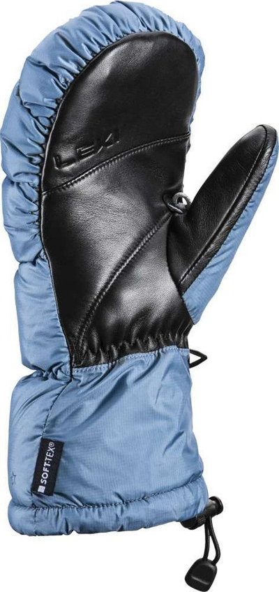 Doreza ski Leki Glace 3D Women Mitt për goca, madhësia 7.5, blu çelik