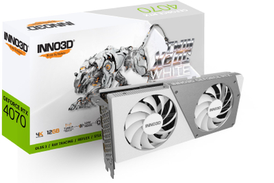 Kartë grafike Inno3D NVIDIA GeForce RTX 4070, OC, 12 GB GDDR6