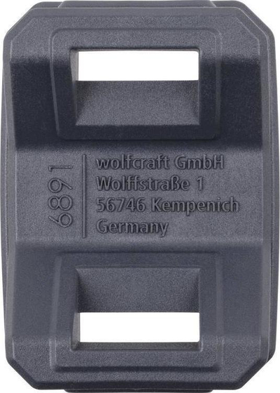 Mbajtës për zorrë fshese me korrent Wolfcraft, për tavolina Master, diametër 30-60 mm, i zi