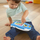 Lodër edukative Fisher Price Linkimals Whale, interaktive, 20 butona, blu