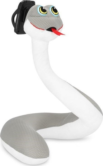 Jastëk udhëtimi Spokey SERPENTE 941253, për fëmijë, me mbajtëse smartphone, pelush çokollatë